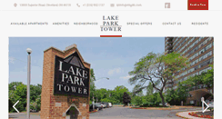 Desktop Screenshot of lakeparktower.com